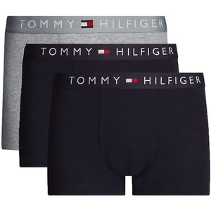 Tommy Hilfiger boxershorts 3-pack grijs-blauw-zwart
