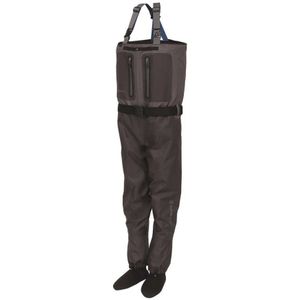 Kinetic X5 Stocking Foot Boulder Grey / XLK atmungsaktive Wathose mit Füßlingen Anglerhose Watfischen