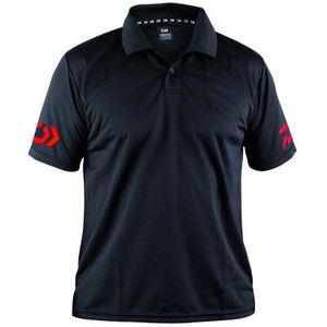 Daiwa Poloshirt ST-51019 black XL Polo Shirt Angelshirt