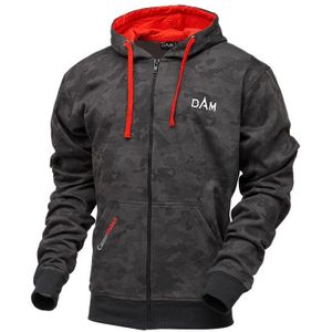 DAM CamoVision Zip Hoodie Gr.XXL Pullover mit Kapuze & Reisverschluss