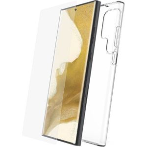 Packung mit weicher Smartphone-Hülle und gehärtetem Glas MyWay Starter Samsung Galaxy S23 Ultra