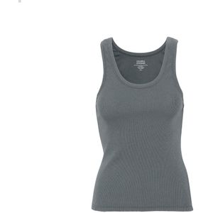 Geripptes Tanktop Frau Colorful Standard Organic storm grey
