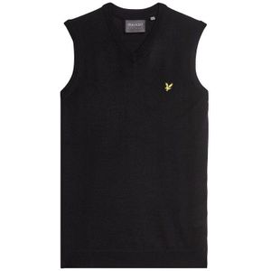 Ärmelloser Pulli mit V-Ausschnitt aus Merino Lyle & Scott