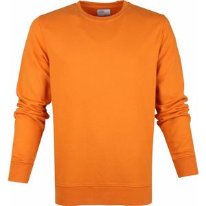 Sweatshirt mit Rundhalsausschnitt Colorful Standard Classic Organic burned orange