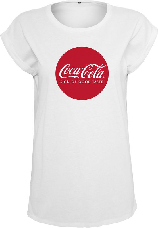 Damen T-Shirt Urban Classic coca cola round logo