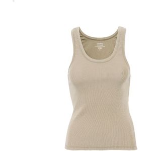 Geripptes Tanktop Frau Colorful Standard Organic oyster grey