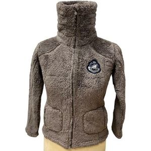 Fleecejacke, Mädchen Peak Mountain coral sherpaGasana