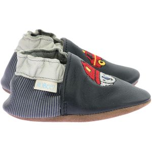 Babyschuhe aus Leder für Jungen Robeez Badge Fire