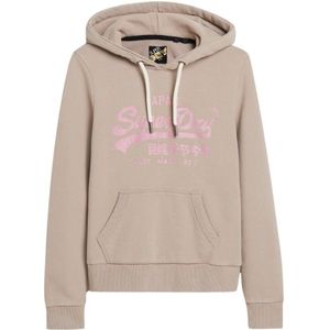 Metallic Hoodie für Frauen Superdry Vintage Logo