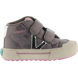 Metallic-Baby-Mädchen-Stiefeletten mit Klettverschluss Victoria Tribu