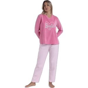 Damen Langarm-Pyjama Barbie Love