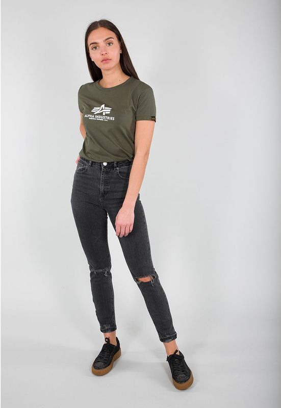 Frauen-T-Shirt Alpha Industries New Basic