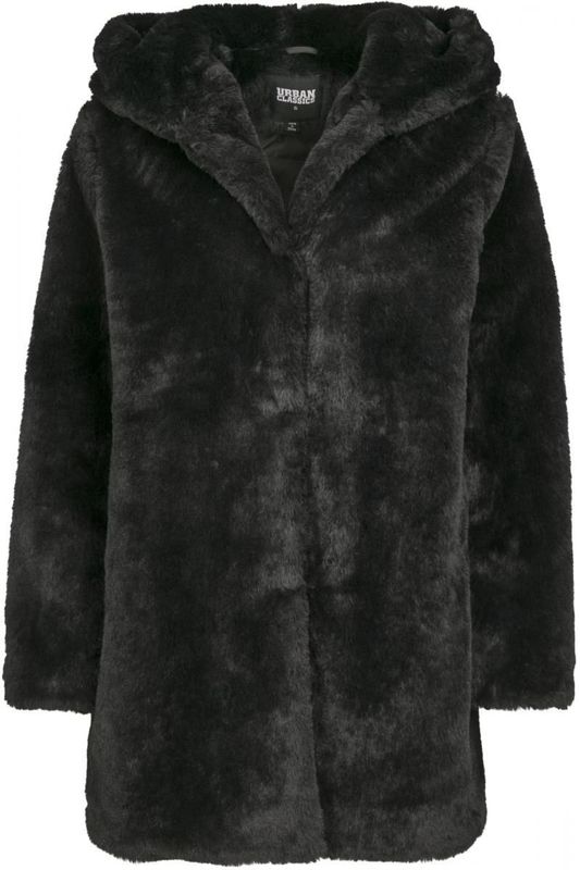 Parka Damen Urban Classic hooded teddy coat