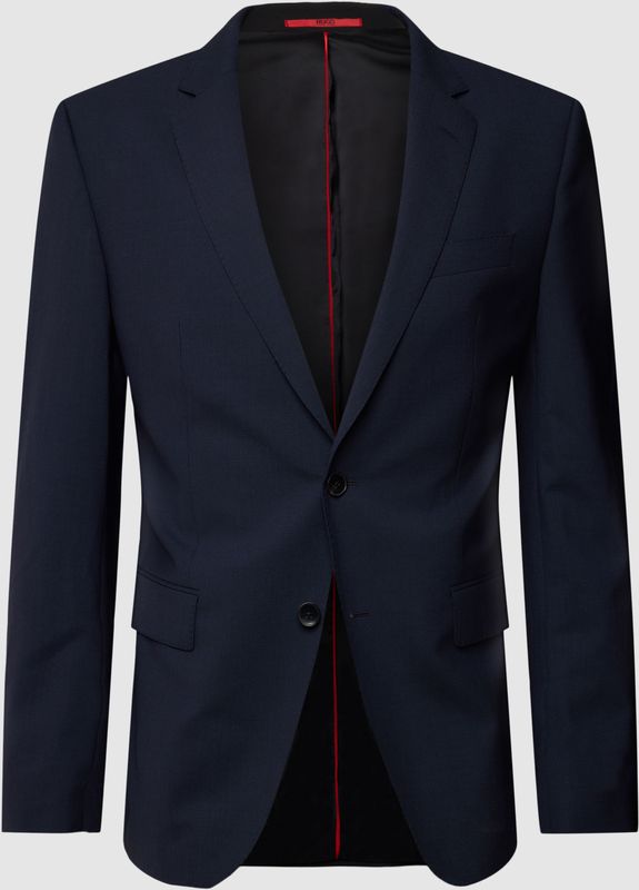 BOSS - Slim-fit Colbert - Scheerwol - Stretch