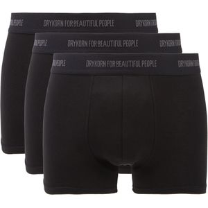 Drykorn - Corbin_3 - Boxershorts - Zwart - Katoen