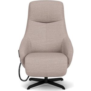 Relaxstoel Aberdeen - Beige - Stof - Elektrisch Verstelbaar