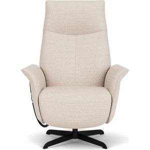 Relaxstoel - Beige - Boston - Stof - Elektrisch Verstelbaar