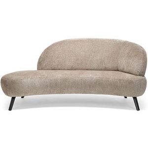 Chaise Longue Bank Miami - Lichtbruin - Voordeligste uitvoering - Prominent