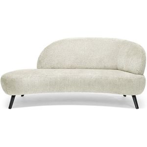 Chaise Longue Bank Miami - Wit - Voordeligste uitvoering - Prominent