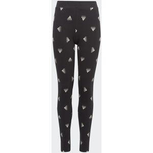 Brand Love Print Cotton Tights