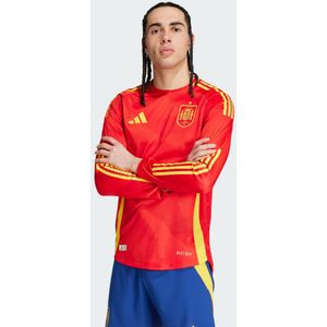 Spain 24 Long Sleeve Home Authentic Jersey