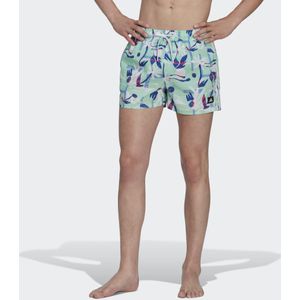 Seasonal Floral CLX Very Short Length Swim Shorts
