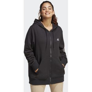 Essentials Linear Full-Zip French Terry Hoodie (Plus Size)