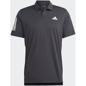 adidas Performance Club 3-Stripes Tennis Poloshirt - Heren - Zwart