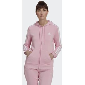 Essentials French Terry 3-Stripes Full-Zip Hoodie