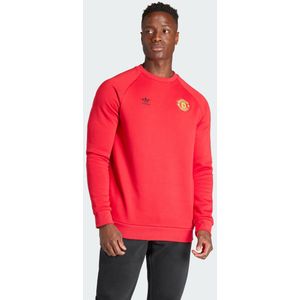 Manchester United Essentials Trefoil Crew Sweatshirt