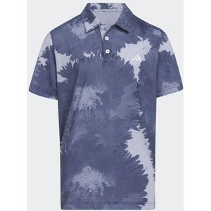 Flower Mesh Golf Polo Shirt