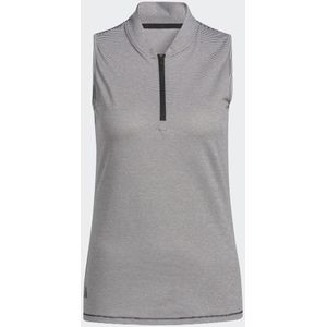 Two-Color Ottoman Sleeveless Golf Polo Shirt