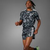 Own the Run 3-Stripes Allover Print Shorts