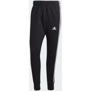 adidas Sportswear Essentials French Terry Tapered Cuff 3-Stripes Broek - Heren - Zwart- S