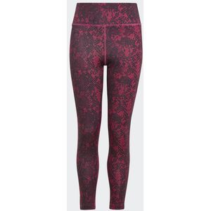 AEROREADY Animal-Print Optime 7/8 High-Rise Pocket Tights