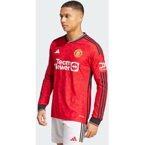 Manchester United 23/24 Long Sleeve Home Authentic Jersey