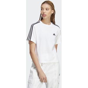 Essentials 3-Stripes Single Jersey Crop Top