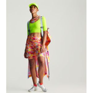 adidas by Stella McCartney Printed Shine Rolltop Bike Tights