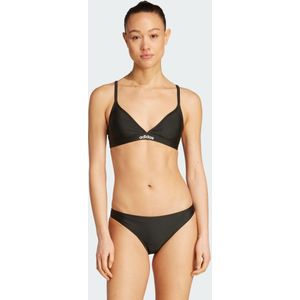 Triangelbikini - Logoprint - Gladde Stof - Verstelbare Bandjes