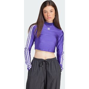 3-Stripes Cropped Long Sleeve Tee