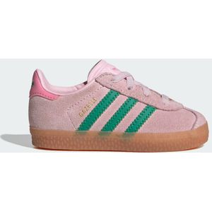 adidas Originals - GAZELLE - Sneakers - Clear Pink/Court Green/Bliss Pink - Leer
