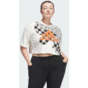 Pride Cropped Graphic Tee (Gender Neutral) (Plus Size)