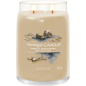 Yankee Candle Signature Large Candle Amber & Sandalwood 567 g