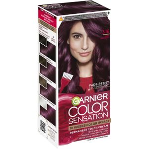 Garnier - Color Sensation 3.16 - Haarkleuring - Diep Amethyste