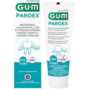 GUM PAROEX&reg; Fluoridtandpasta 0,06% CHX + CPC 75 ml
