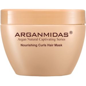 Arganmidas - Nourishing Curls - Haarmasker - 250ml - Hydratatie voor Krullend Haar