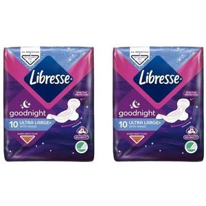 Libresse Goodnight Ultra Thin with Wings 2 x 10 st