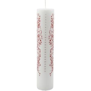House Doctor Calendar Candle Red 1 st