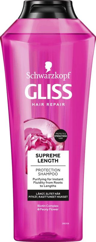 Schwarzkopf - Gliss Protection Shampoo - 250 ml - Voor Lang Haar
