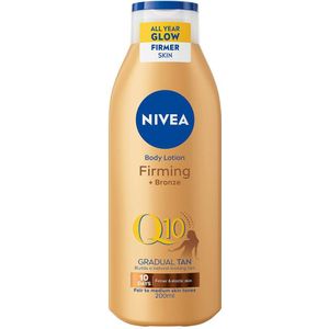 Nivea - Gradual Tan Firming + Bronze Q10 - Zelfbruiner - Kleurloos - 200ml